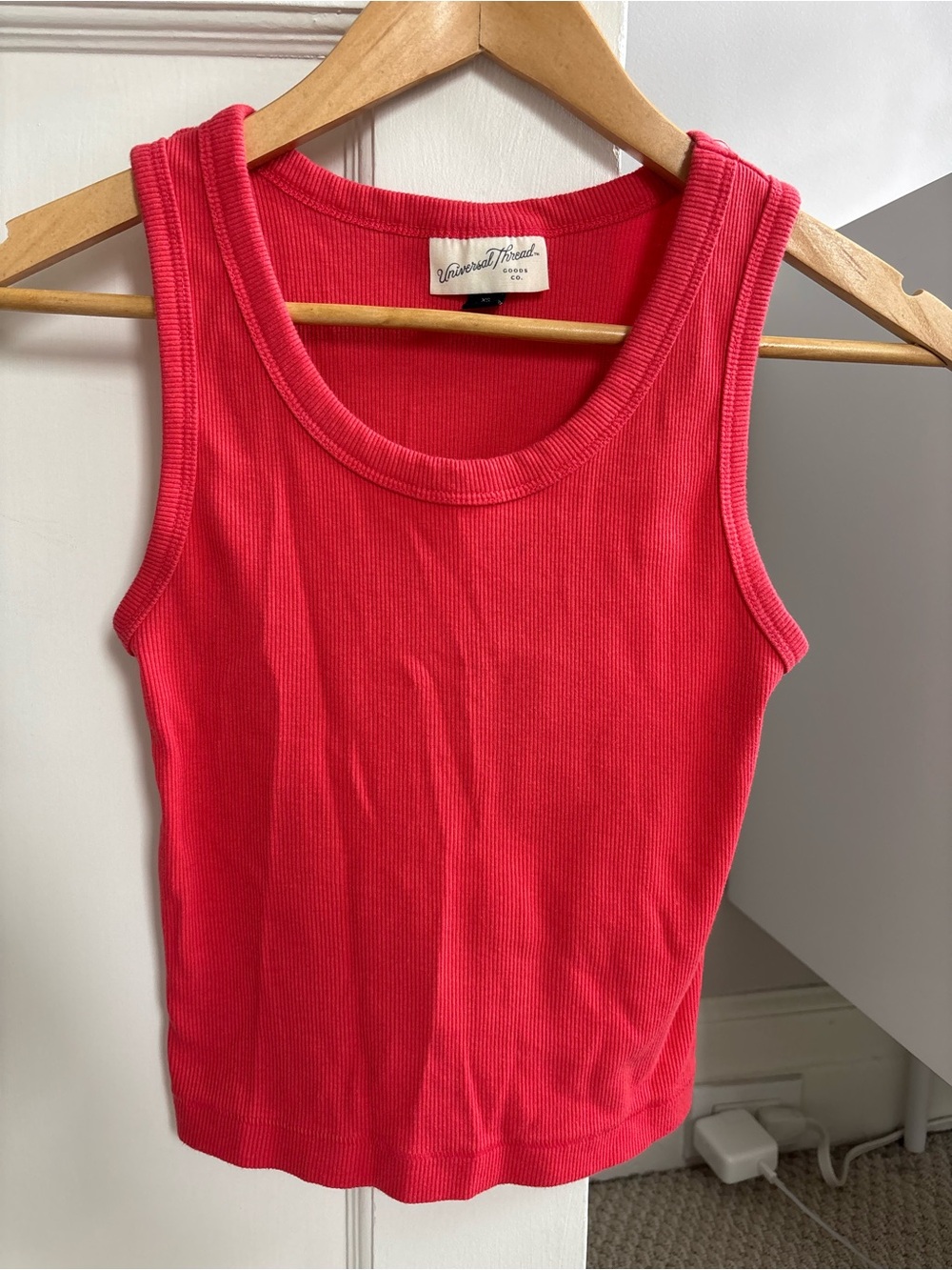 Universal Thread Sleeveless Ribbed Tank - Coral Pink